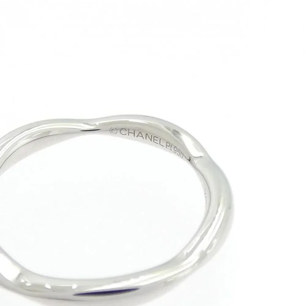 Chanel Camelia Pt950 Diamond Ring
